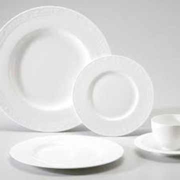Villeroy & Boch "White Pearl" Speise- und Suppenteller Villeroy & Boch "White Pearl" Speise- und Suppenteller